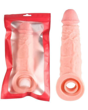 Capa Peniana Cyber Com Textura e Anel Escrotal 20,0 X 3,9 Importada