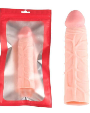 Capa Peniana Cyber Com Textura Veias 16,5 X 3,5 Importada