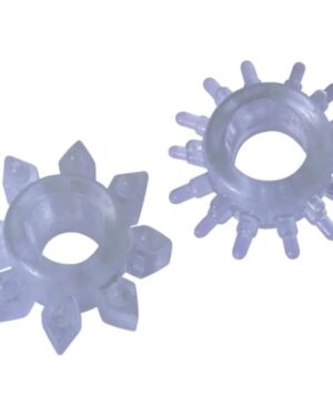 Anel Estimulador com Saliência Transparente Hot Flowers