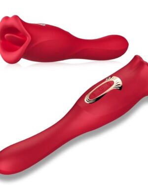 Vibrador Honey Mouth 2 Em 1 Formato De Boca 10 Modos De Estimulação E 7 Modos De Vibração