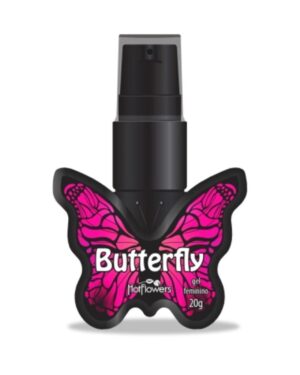Butterfly Gel Vibrador Feminino 20G Hot Flowers