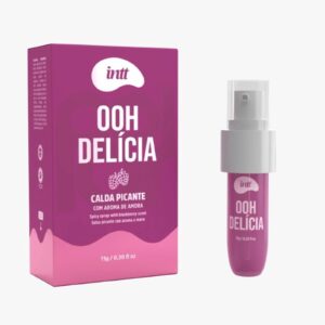 Ooh Delícia Calda Picante Beijável Sabor Amora 11G Intt