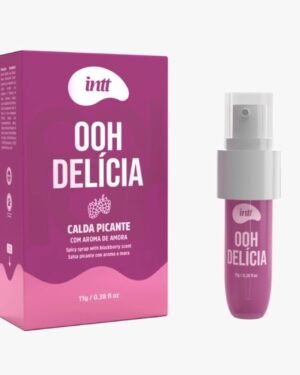 Ooh Delícia Calda Picante Beijável Sabor Amora 11G Intt