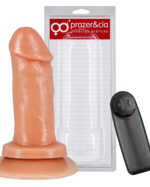 Protese Vibro E Ventosa 11,7 X 3,8Cm Prazer & Cia