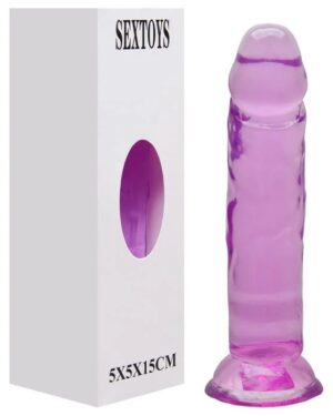 Pênis Realístico Transparente 14,8 X 3Cm