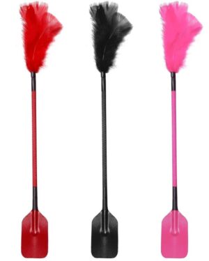 Chibata Retangular Com Pluma Dominatrix DX1930