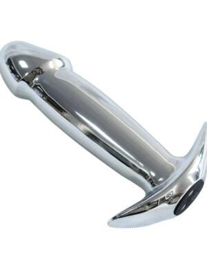 Plug Anal Em Ação Formato De Pênis Com 10 Modos De Vibração