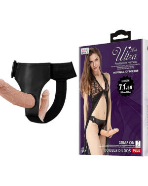 Cinta Peniana Com Plug Vaginal Vibe Toys