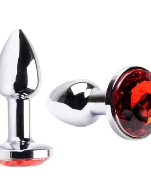 Plug Anal Mini PP Em Metal Cromado Cônico