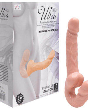 Pênis Duplo Strapless Plug Vaginal