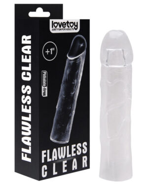 Capa Peniana Jelly Flawless Clear Lovetoy 16 X 3,5 Cm