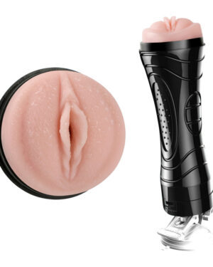 Masturbador Lanterna com Ventosa Vagina em Cyber Skin