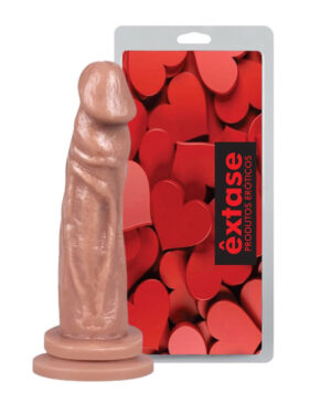 Prótese Realística Macia 16 X 3,4 cm Com Ventosa Êxtase