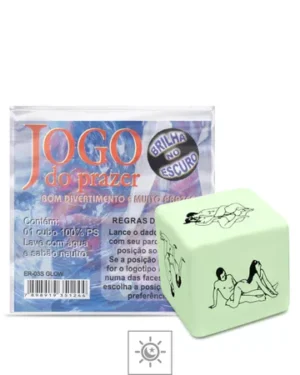 Dado Do Prazer Fluorescente Saquinho Diversão Cubo