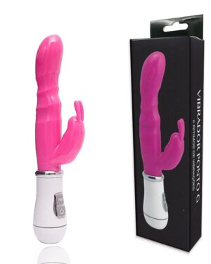 Vibrador Rabbit Super macio e flexível 8 vibraões