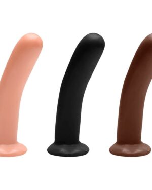 Dildo Ponto G Borracha Maciço 17 X 4Cm Kgel KT 150