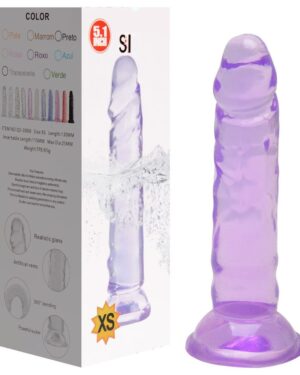 Pênis Realístico Jelly Ventosa 13 X 2,5Cm Sexy Import