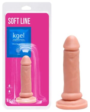 Pênis De Borracha Maciço 12,5 X 2,8Cm Kgel KT 106