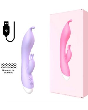 Vibrador G-Spot com Estimulador Rabbit - 12 modos de vibração YSSG112