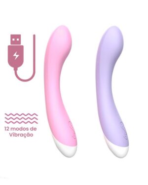 Vibrador G-Spot 12 modos de Vibração - Recarga via USB YSSG101