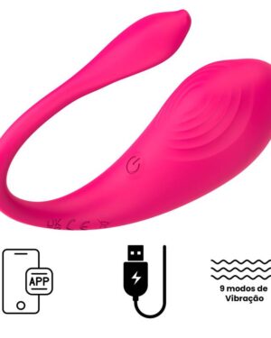 Vibrador de Casal - APP - Recarga via USB - 9 modos de Vibração YSJT108