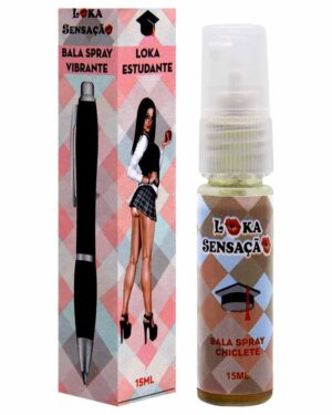 Loka Estudante Bala Spray Vibrante 15Ml Loka Sensação