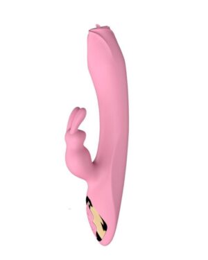 Vibrador Recarregável Tongue Rabbit 7 Vibrações e Aquecimento