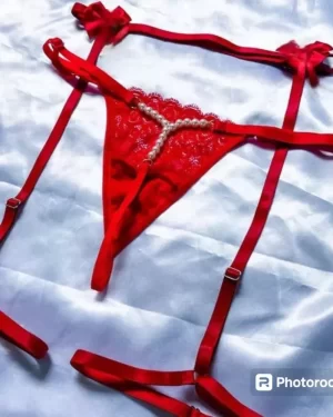 Calcinha Pérola + Cinta Liga BO032