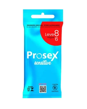 Camisinha Prosex Sensitive Premium Leve 8 Pague 6