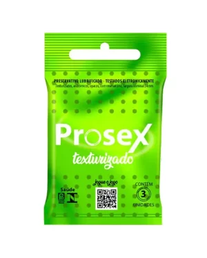 Camisinha Prosex Texturizado Premium 3 unidades