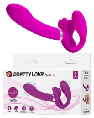 Vibrador Strapless Ponto G Valerie Pretty Love 12 Vibrações