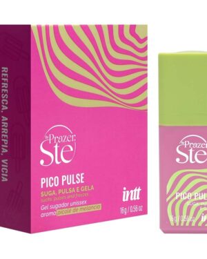 Pico Pulse Melancia Gel Sugador Vibra Pulsa 16G Intt