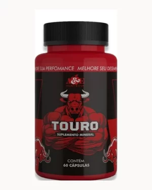 Touro Suplemento Energético Para Potência Masculina 60 Cápsulas Sexy Hot