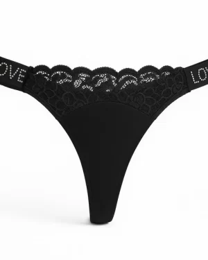 Calcinha Fio Dental Love Corte A Laser Com Detalhe Renda Frontal LS734 3