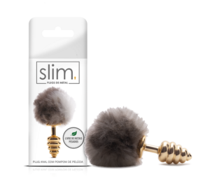 Plug Slim Rabo Pompom - 6,5 X 2,9cm Sexy Fantasy MT046