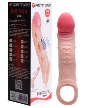 Capa Peniana Com Vibração Brad Pretty Love Vipmix