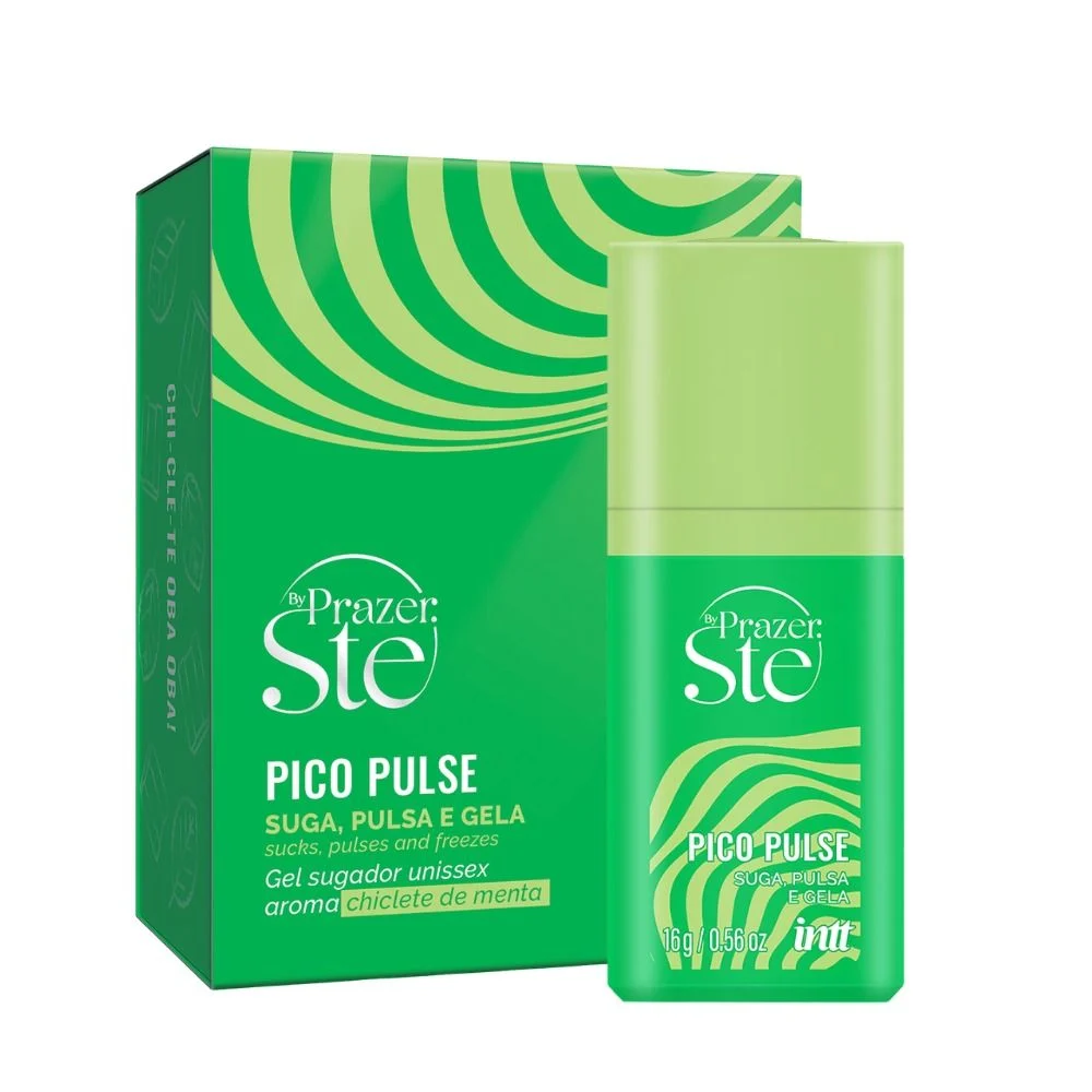 Pico Pulse Chiclete Menta Gel Suga Vibra Pulsa 16G Intt