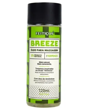 Breeze Óleo Corporal Beijável Terpenos 120Ml Feitiços