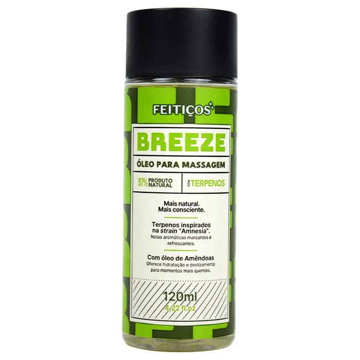 Breeze Óleo Corporal Beijável Terpenos 120Ml Feitiços