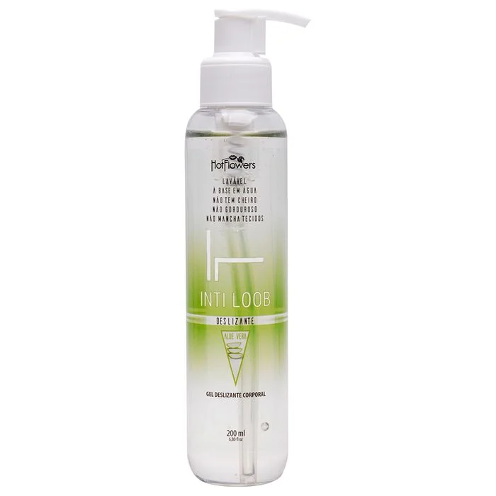 Gel Deslizante Inti Loob Corporal Aloe Vera 200Ml Hot Flowers
