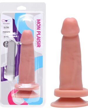 Prótese Vibrador Externo Ventosa 13,5 X 3,5Cm Soulsex
