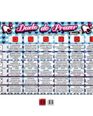 Jogo Duelo Do Prazer Namoro Diversão Ao Cubo