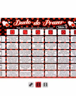 Jogo Duelo Do Prazer Fetiche Diversão Ao Cubo