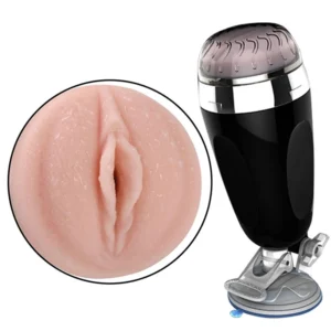 Masturbador Masculino Lanterna Vagina Cyberskin Com Ventosa X5 Cup MA036