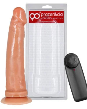 Protese Vibro E Ventosa 19,7 X 4,5Cm Prazer & Cia G8CCVBG