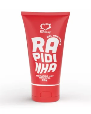 Rapidinha Gel Lubrificante Beijável Morango Hot 30g Sexy Fantasy 4031