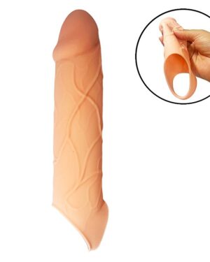 Capa Peniana com Anel de Silicone - 18,0 x 4,0cm - SI 9697