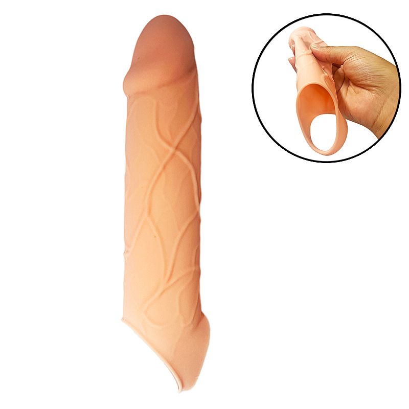 Capa Peniana com Anel de Silicone - 18,0 x 4,0cm - SI