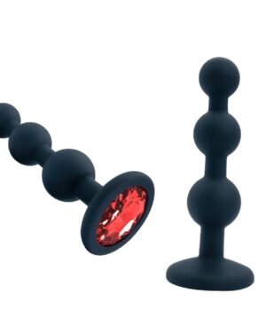 Plug Anal Escalonado em Silicone - VIPMIX PL145