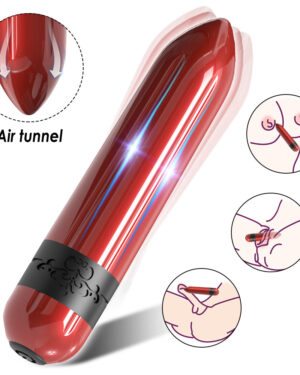 Vibrador Cápsula Recarregável com 9 Modos de Vibração - USK MV139